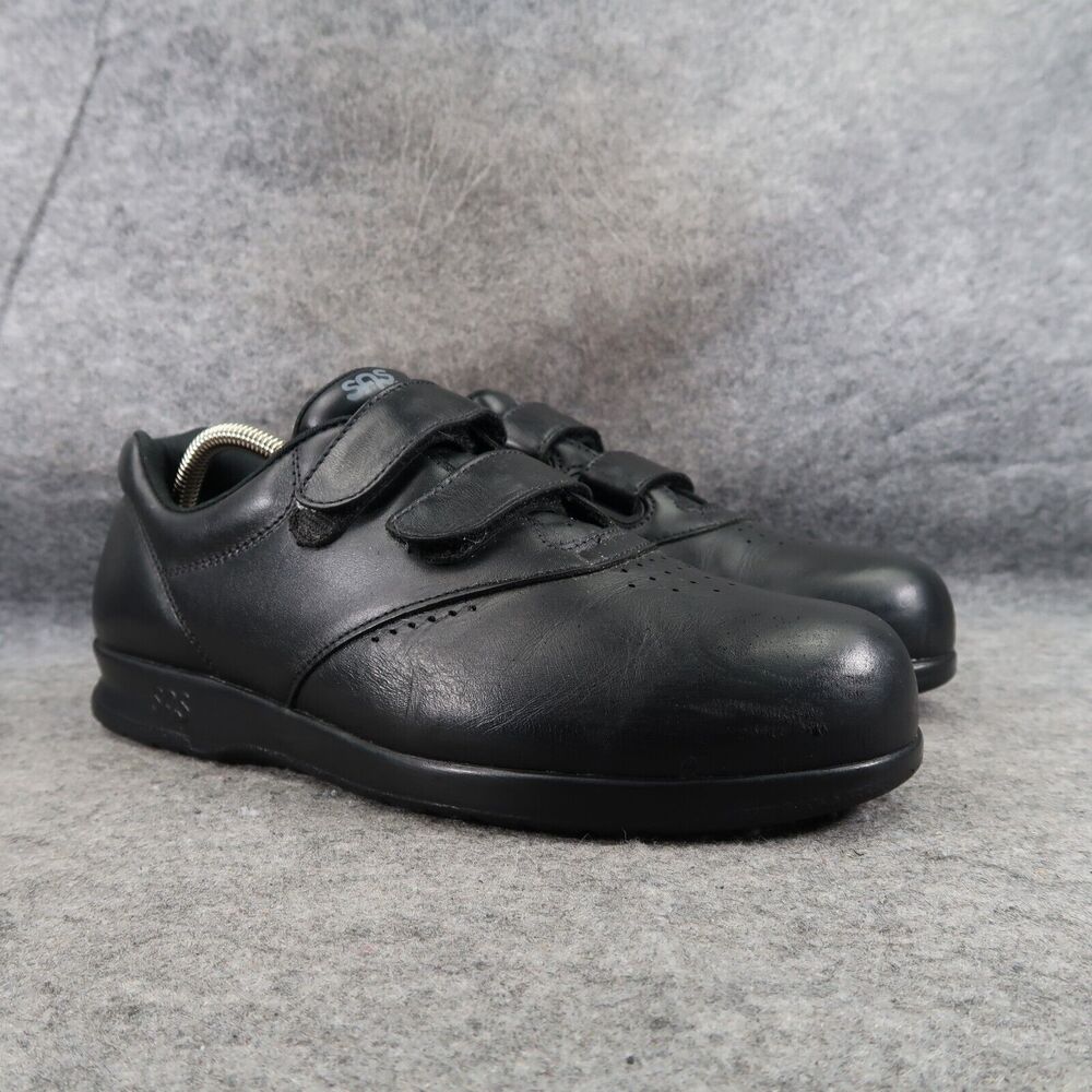 SAS Shoes Womens 10 Me Too Walking Sneaker Comfort Leather Double Strap Classic